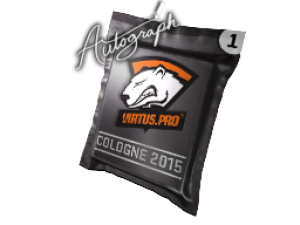 Капсула с автографом | Virtus.Pro | Кёльн-2015